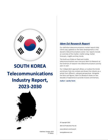 South Korea Telecoms Industry Report – 2023-2030