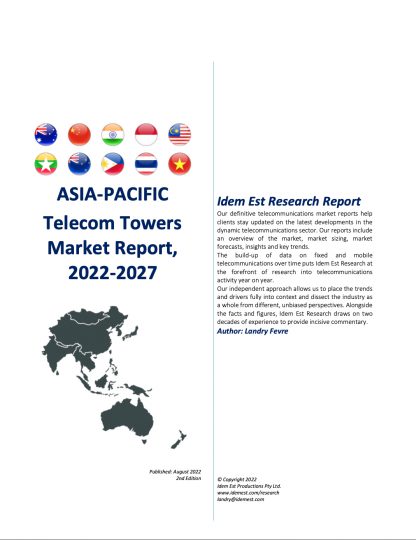 Asia Pacific Telecom Towers Market Report - 2020-2027