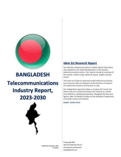 Bangladesh Telecoms Industry Report – 2023-2030