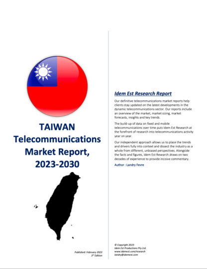 Taiwan Telecoms Industry Report – 2023-2030
