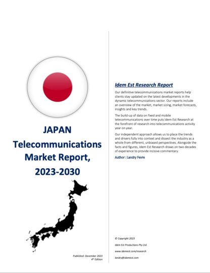 Japan Telecoms Industry Report – 2023-2030