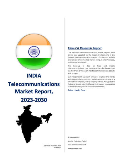 India Telecoms Industry Report – 2023-2030